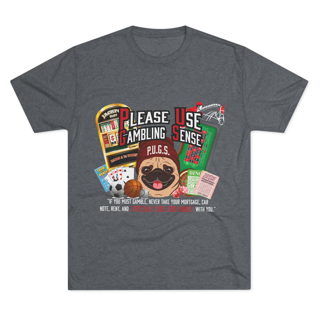 Gambling graphic tee by P.U.G.S. apparel