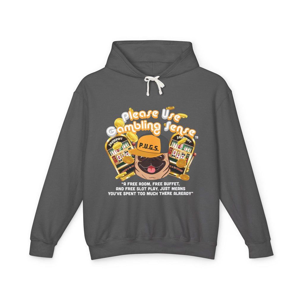 Funny slot machine graphic hoodie by P.U.G.S. Apparel