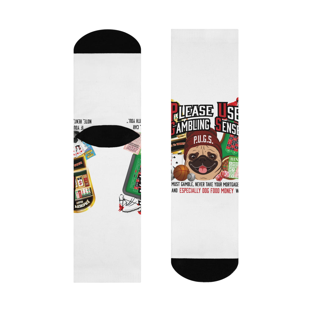 All Gambling Crew Socks from P.U.G.S. Apparel