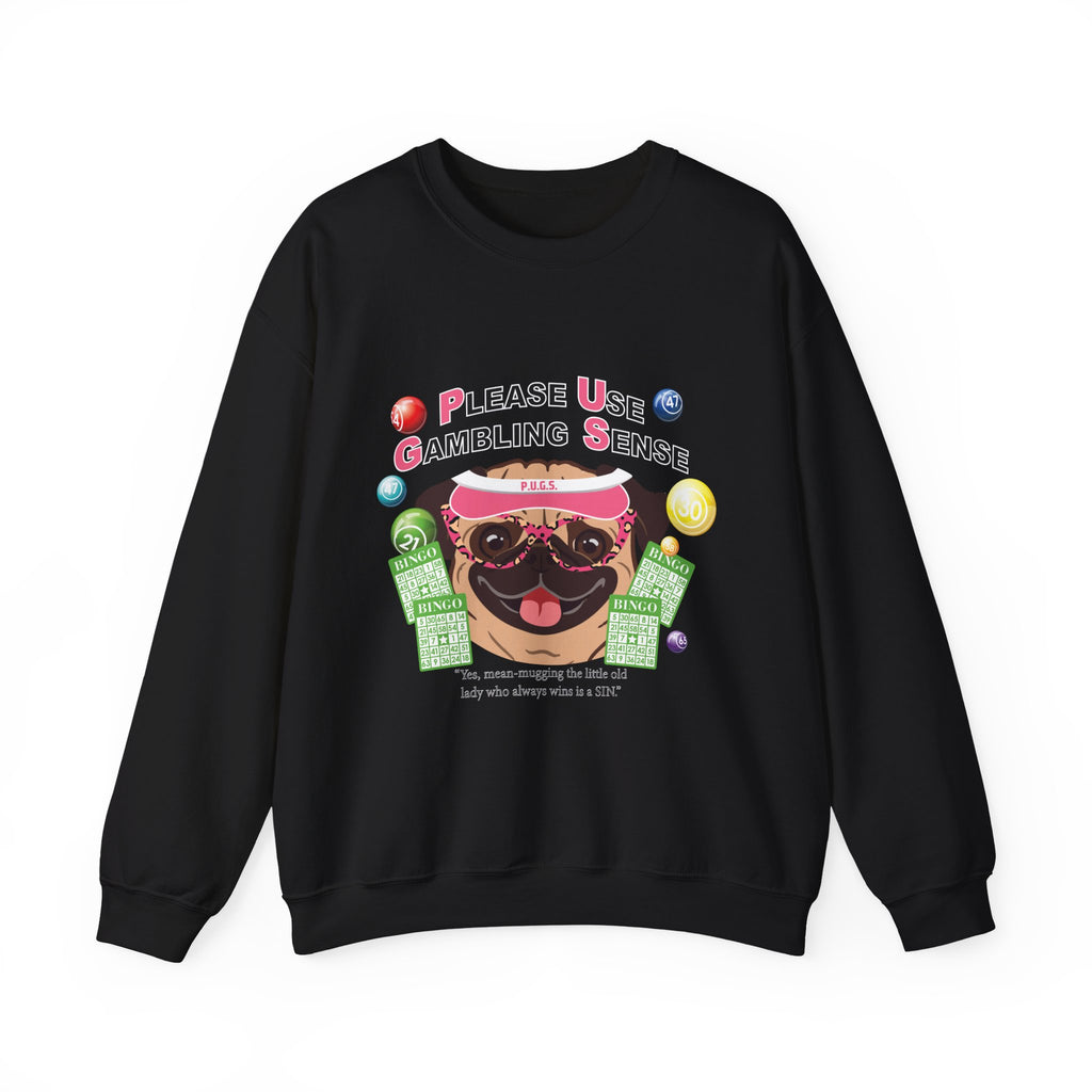 P.U.G.S. Apparel Unisex Crew Neck Graphic Sweatshirt