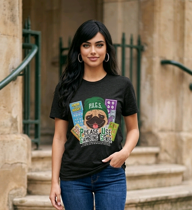 Scratch Off Unisex Graphic Tee by P.U.G.S. Apparel