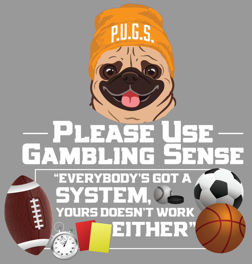 P.U.G.S. Apparel & Accessories Sports Betting Collection Unisex Hoodie