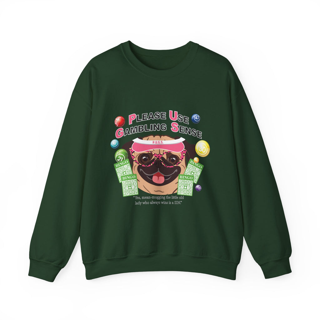 P.U.G.S. Apparel Unisex Crew Neck Graphic Sweatshirt