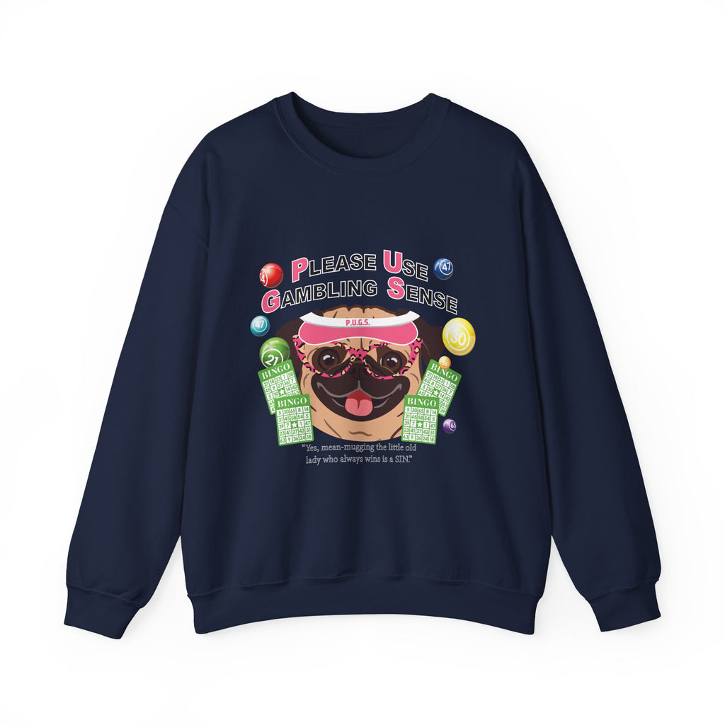 P.U.G.S. Apparel Unisex Crew Neck Graphic Sweatshirt