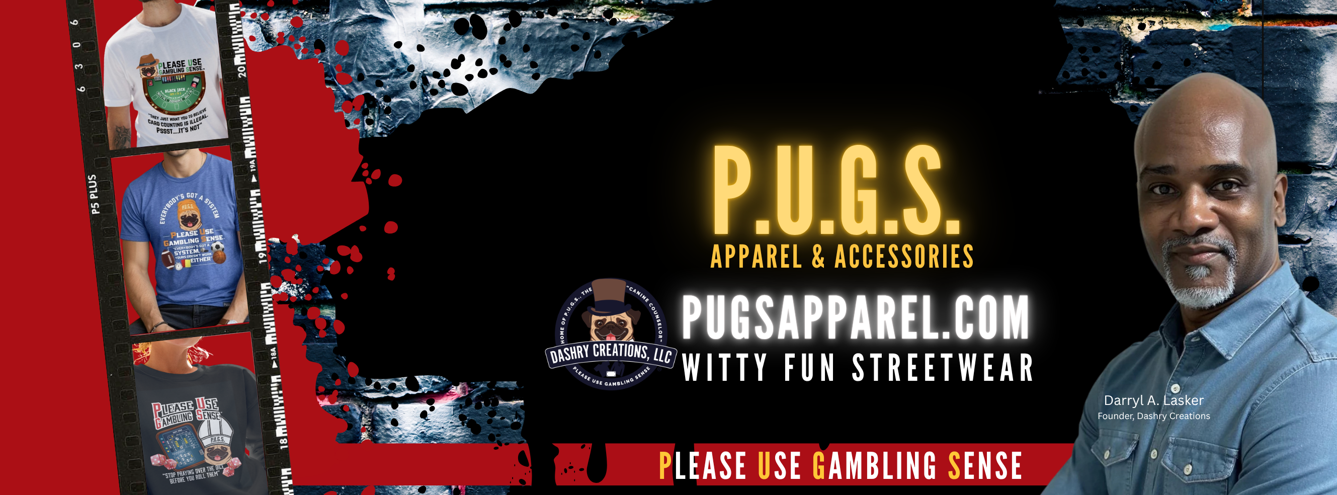 P.U.G.S. apparel witty wise streetwear