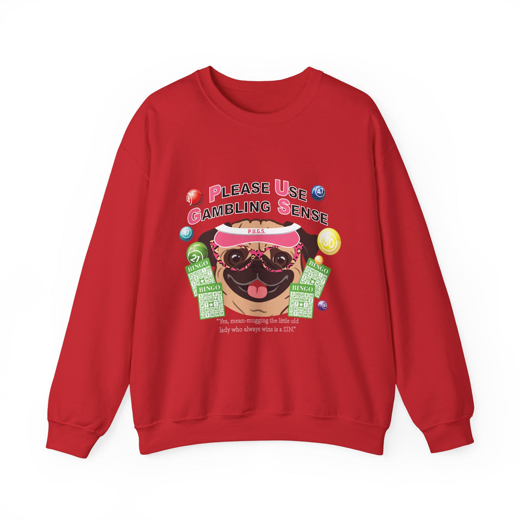 P.U.G.S. Apparel Unisex Crew Neck Graphic Sweatshirt