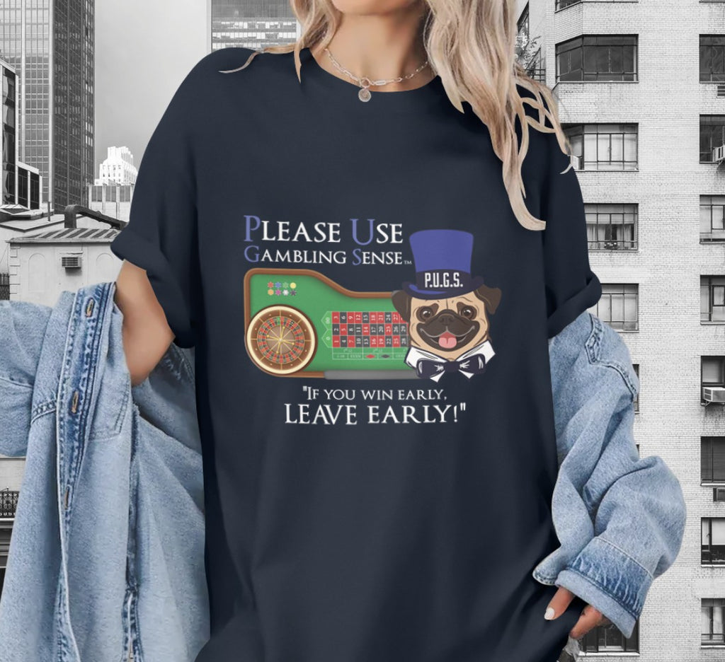 ROULETTE “House Money” Graphic Tee by P.U.G.S. Apparel, Unisex