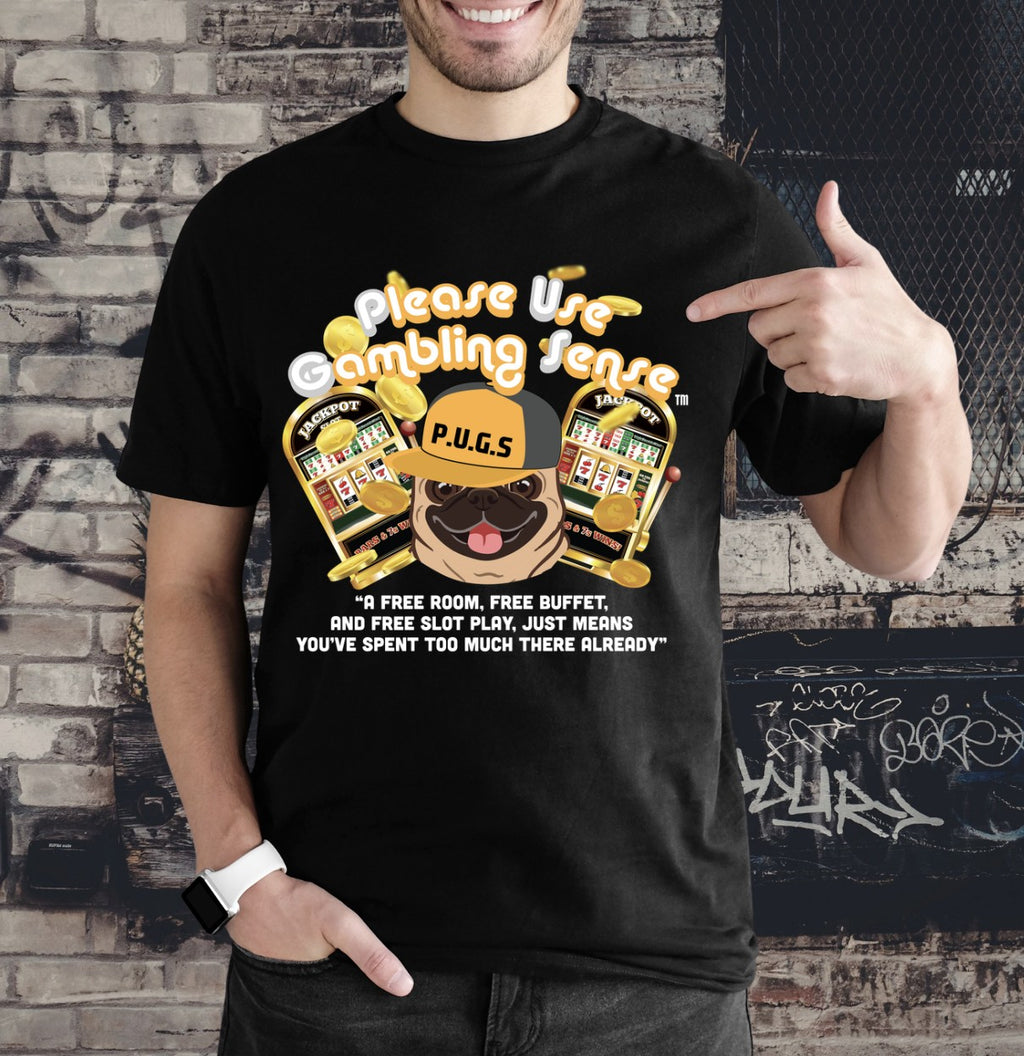 Slot Machine "Free Play" Graphic Tee by P.U.G.S. Apparel, Unisex